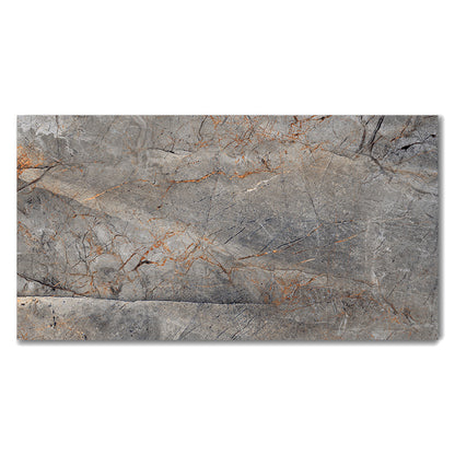 Royal Piedra Grey Polished Porcelain Tile (Sample)