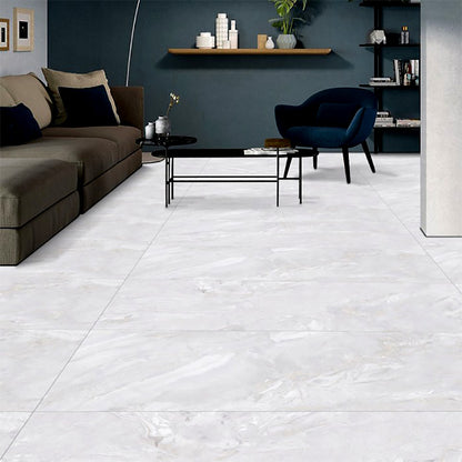 Royal Florence White Ash Polished Porcelain Tile (Sample)