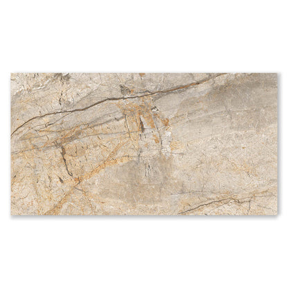 San Pedro Marble Effect Polished Porcelain Tile (Sample)