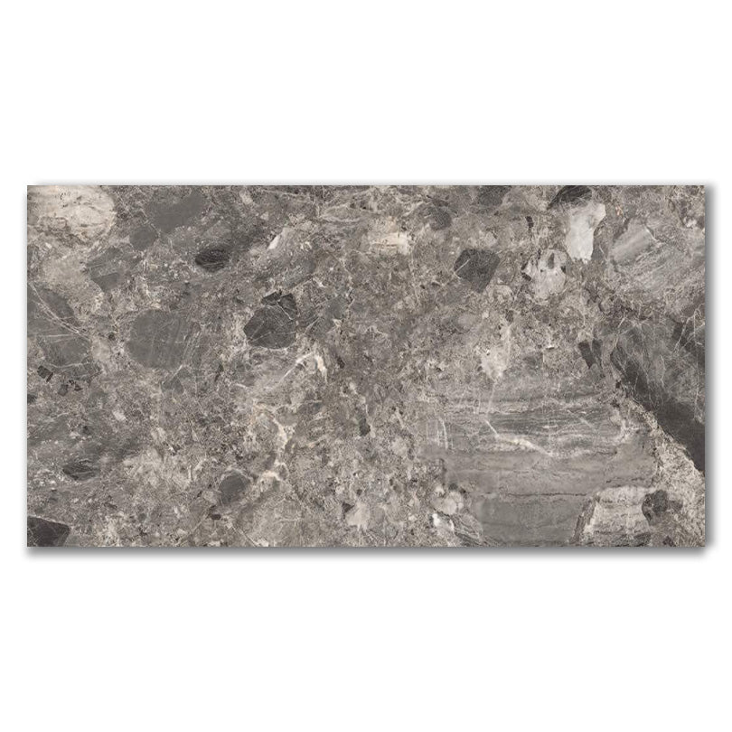 Scintillante Mun Dark Grey Sugar Effect Porcelain Tile (Sample)