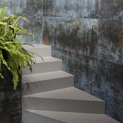 Scintillante Orion Metallic Blue Sugar Effect Porcelain Tile (Sample)