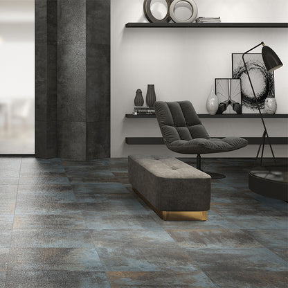 Scintillante Orion Metallic Blue Sugar Effect Porcelain Tile (Sample)