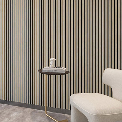Silver Oak Ash Acoustic Akupanel Slat Wood Wall Panel
