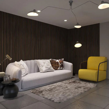 Smoked Oak Acoustic Akupanel Slat Wood Wall Panel