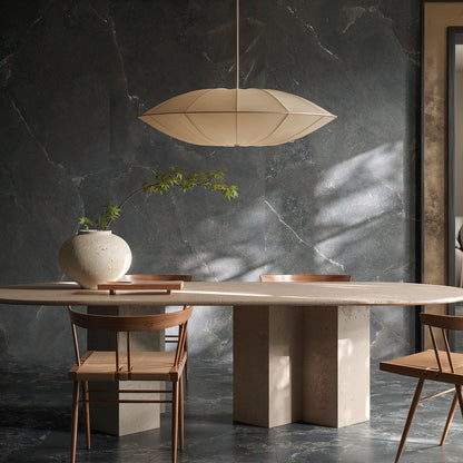 Cobblestone Black Stone Effect Porcelain Wall & Floor Tile