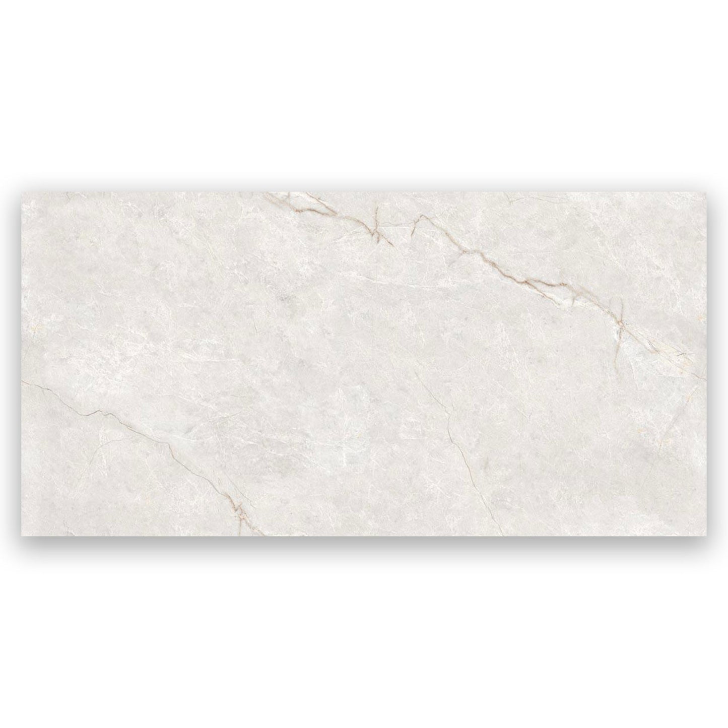 Venitian Bianco Polished Porcelain Marble Stone Effect Tile