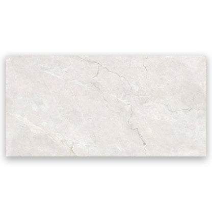 Venitian Bianco Polished Porcelain Marble Stone Effect Tile
