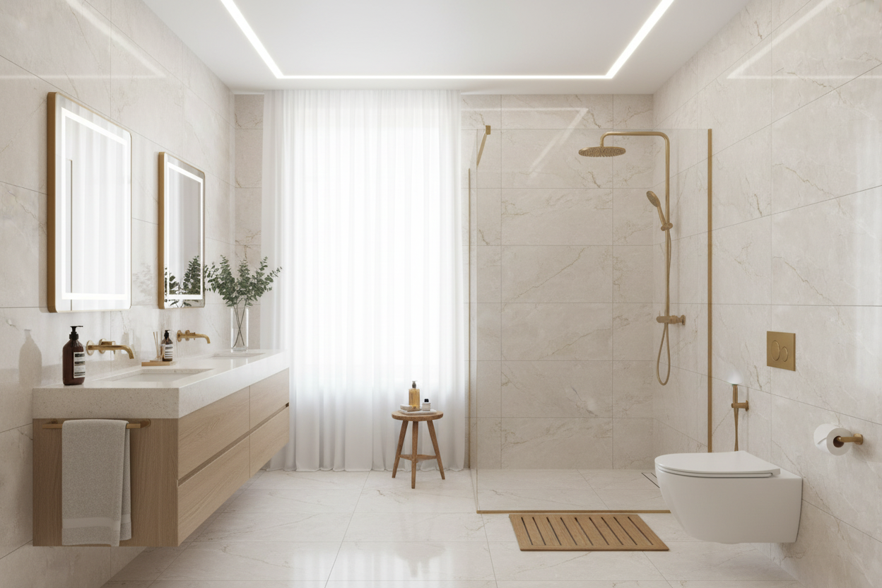 Venitian Ice Polished Porcelain Marble Onyx Effect Tile