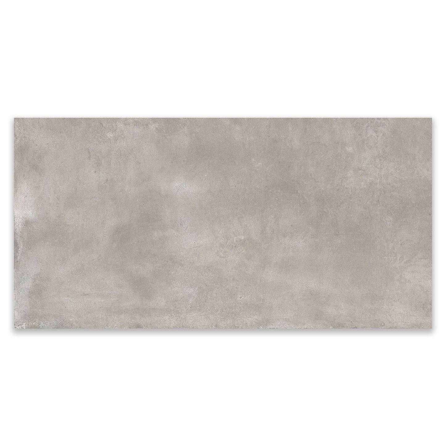 Rectangular gray concrete look wall and floor tile