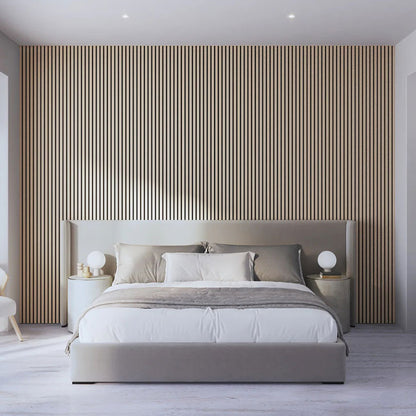White Oak Acoustic Akupanel Slat Wood Wall Panel