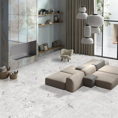 Wixon Bianco Semi Polished Uniglow Porcelain Tile