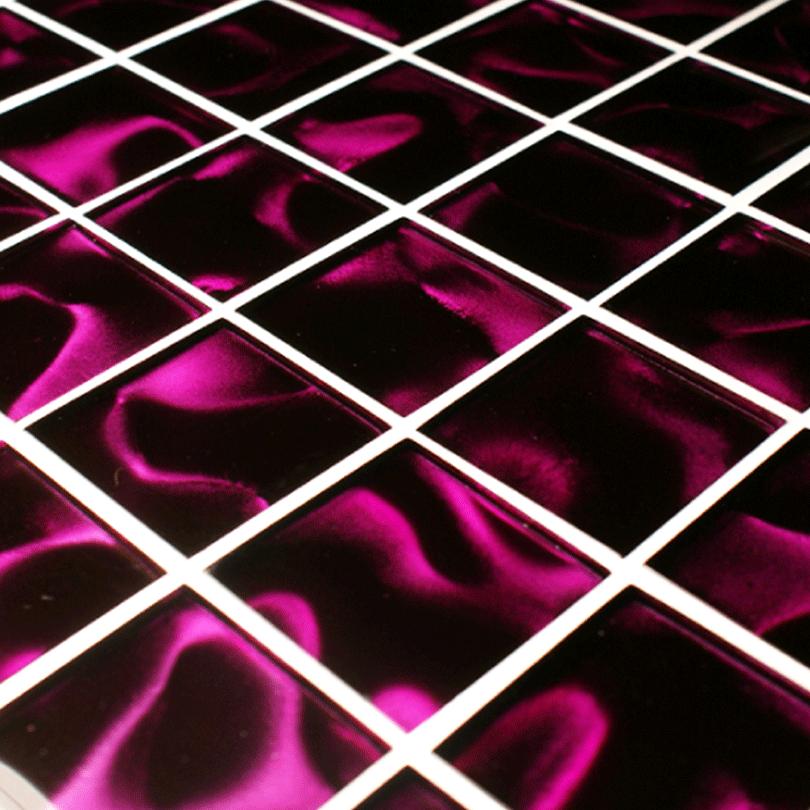 Cosmic Pink Mosaic Wall Tile