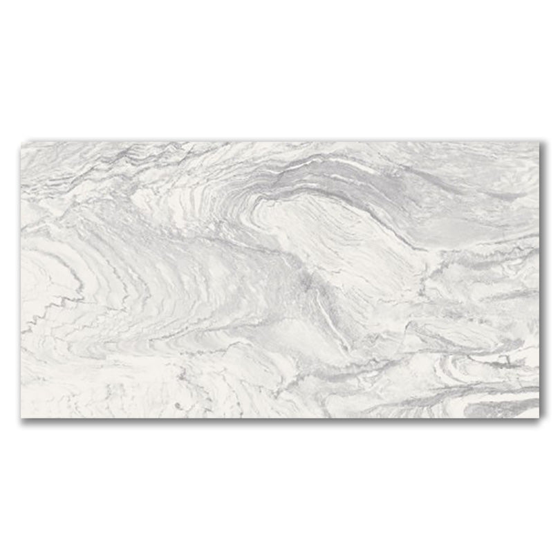 Domino Soft White Semi Polished Large Format Porcelain Tile (Sample)