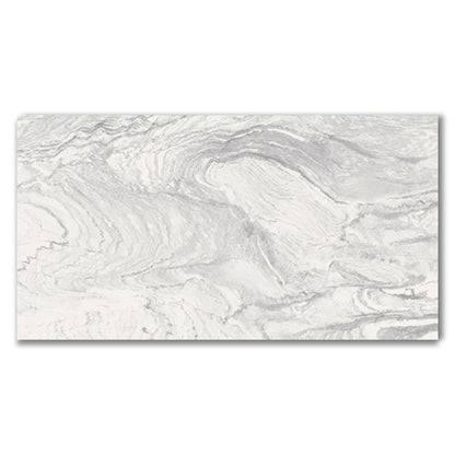 Domino Soft White Semi Polished Large Format Porcelain Tile (Sample)
