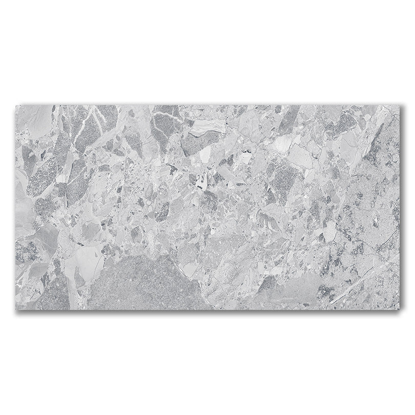Geo Pebble Grey Polished Porcelain Wall And Floor Tiles