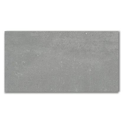 Ornate Autumn Grey Matt Porcelain Wall And Floor Tile (Sample)