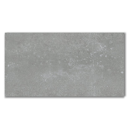 Ornate Autumn Grey Matt Porcelain Wall And Floor Tile (Sample)