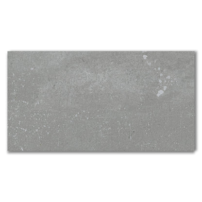 Ornate Autumn Grey Matt Porcelain Wall And Floor Tile (Sample)