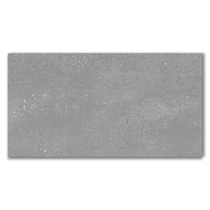 Ornate Autumn Grey Matt Porcelain Wall And Floor Tile (Sample)
