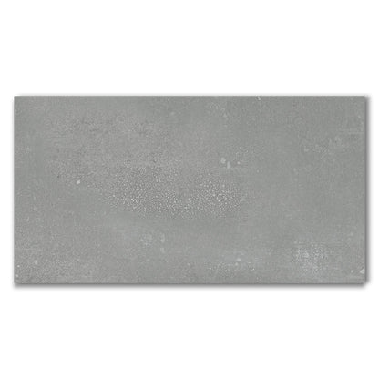 Ornate Autumn Grey Matt Porcelain Wall And Floor Tile (Sample)