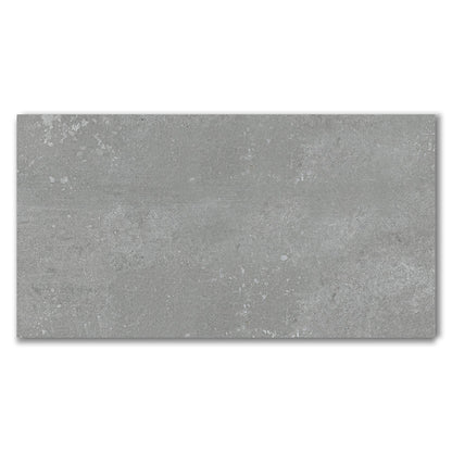 Ornate Autumn Grey Matt Porcelain Wall And Floor Tile (Sample)