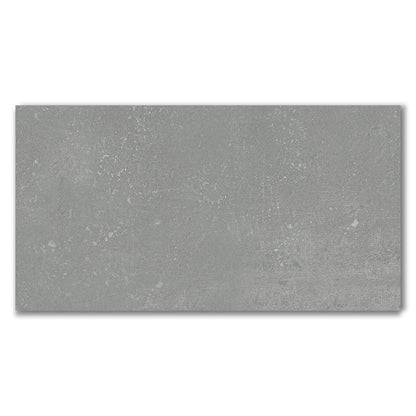 Ornate Autumn Grey Matt Porcelain Wall And Floor Tile (Sample)
