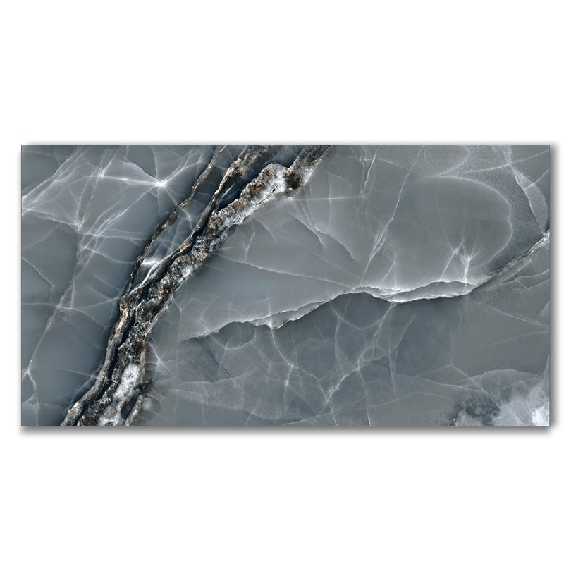 Prestige Blue Onyx Effect Polished Porcelain Tile (Sample)
