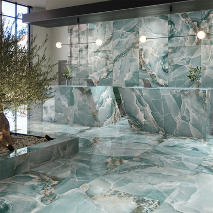 Prestige Turquoise Green Tile Sample (Sample)