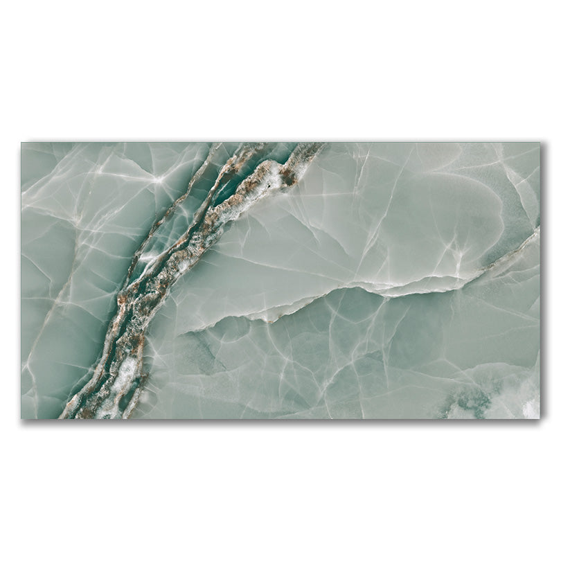 Prestige Turquoise Green Onyx Effect Polished Porcelain Tile