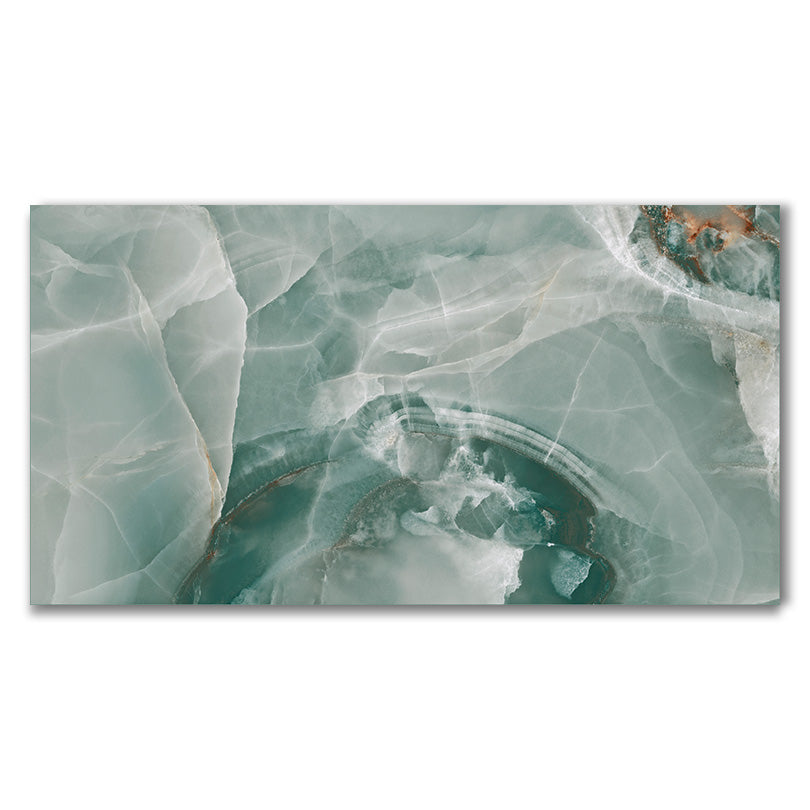 Prestige Turquoise Green Onyx Effect Polished Porcelain Tile