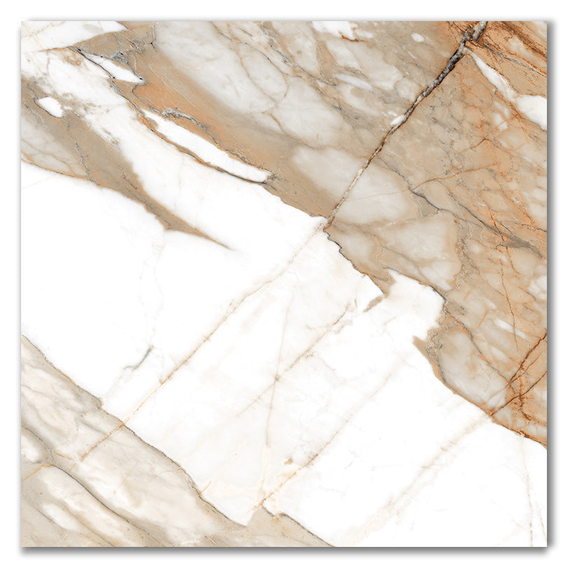 Royal Carrara Gold Polished Porcelain Marble Effect Tile