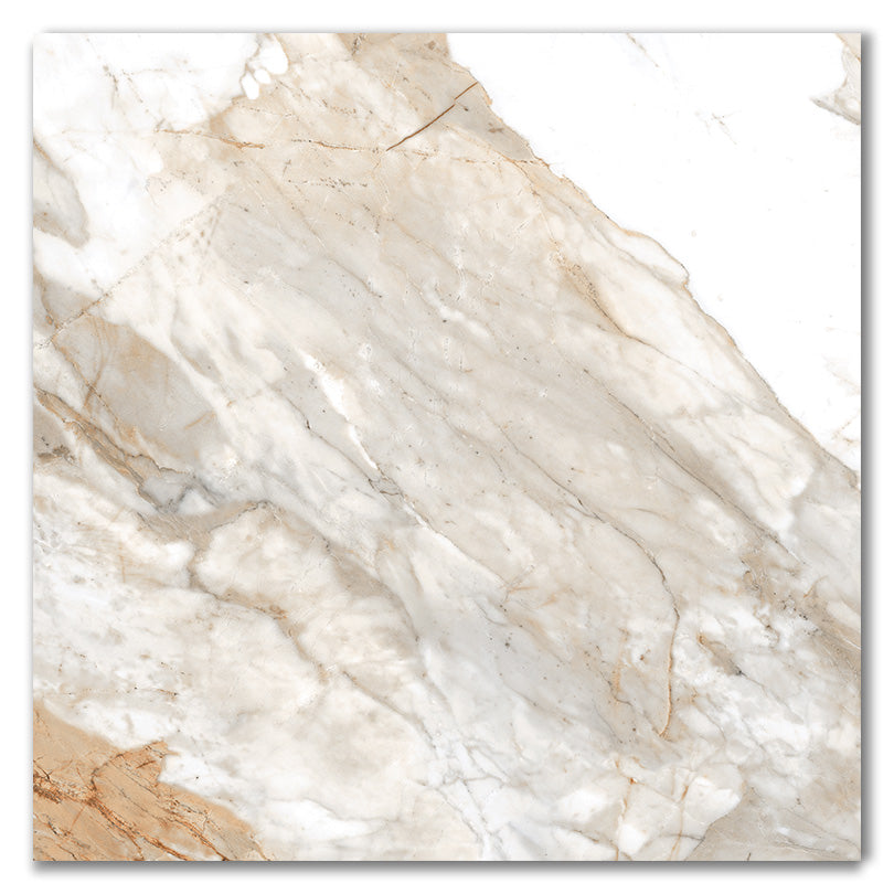 Royal Carrara Gold Polished Porcelain Marble Effect Tile