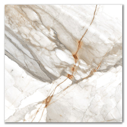 Royal Carrara Gold Polished Porcelain Marble Effect Tile