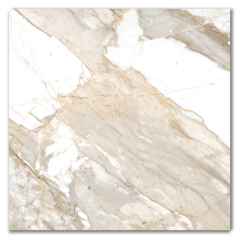 Royal Carrara Gold Polished Porcelain Marble Effect Tile