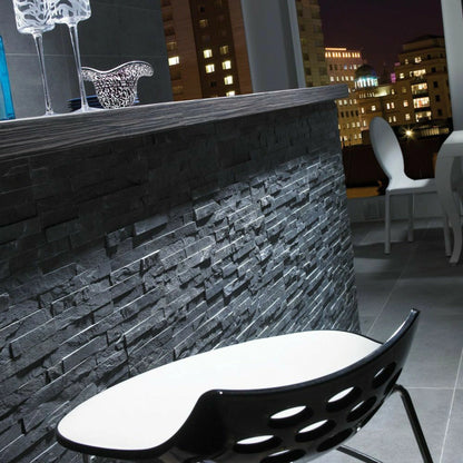 Grey Slate Split Face Mosaic Tile